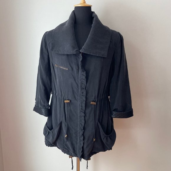 MYNE Lightweight Zippered Jacket - Picture 1 of 14